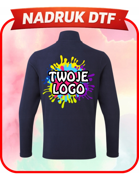 bluza z mikropolaru firmowa PERSONALIZACJA NADRUK DTF Twoja grafika 10 SZT