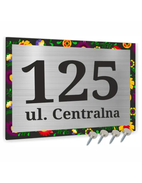 Tablica Adresowa Personalizowany z Nadrukiem 20x15cm