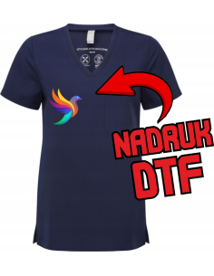 ODZIEŻ REKLAMOWA Tunika damska NADRUK DTF Logo grafika 20sztuk