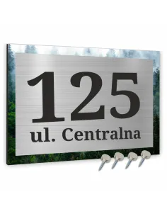 Tablica Adresowa Nazwa Ulicy Aluminium Kraj Obraz 20x15cm