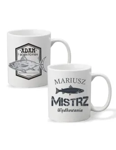 Kubek Prezent Wędkarza Mistrz Wędkowania Personalizowany