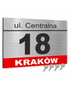 Tabliczka Adresowa Aluminiowa Tablica Numer Personalizowany