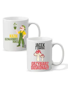 Kubek Prezent Ogrodnika Działkowiec Roku Personalizowany