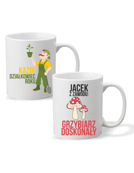 Kubek Prezent Ogrodnika Działkowiec Roku Personalizowany