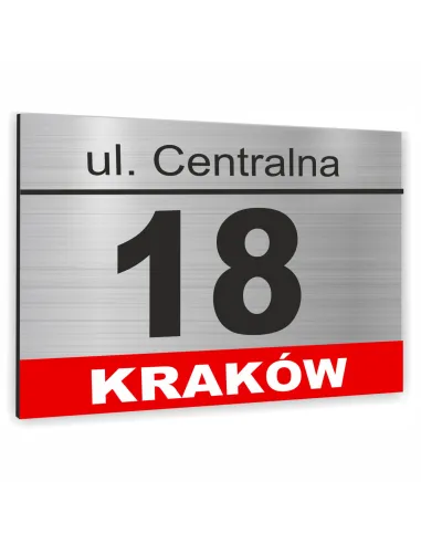 Tabliczka Adresowa Aluminiowa Tablica Numer Personalizowany