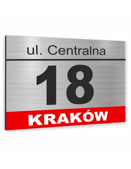 Tabliczka Adresowa Aluminiowa Tablica Numer Personalizowany