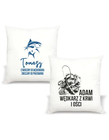 Foto Poduszka Śmieszny Prezent Wędkarza Personalizowany