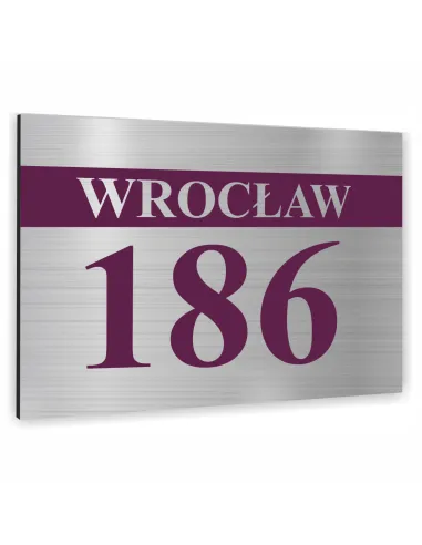 Tabliczka Adresowa Numer Domu Szyld – Aluminium 30x20 cm