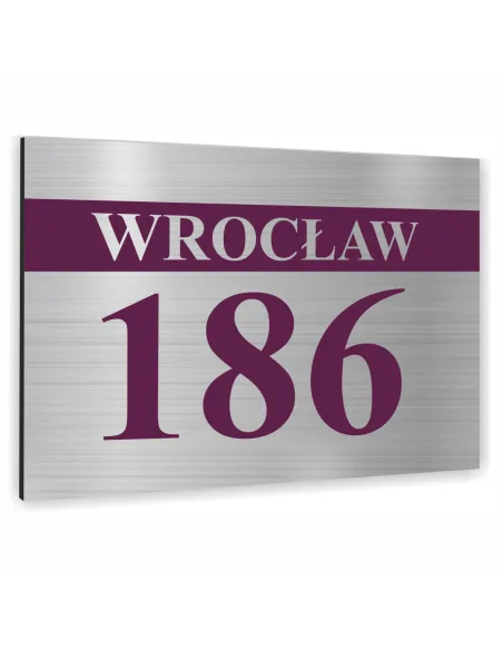 Tabliczka Adresowa Numer Domu Szyld – Aluminium 30x20 cm