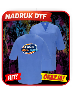 TUNIKA firmowa REKLAMOWA PERSONALIZACJA NADRUK DTF Twoja grafika 20 SZTUK