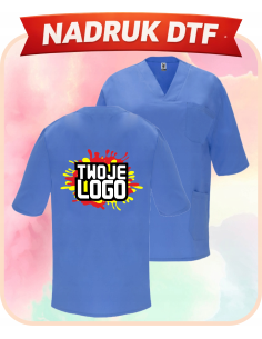 TUNIKA firmowa REKLAMOWA PERSONALIZACJA NADRUK DTF Twoja grafika 10 SZTUK