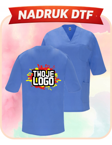 TUNIKA firmowa REKLAMOWA PERSONALIZACJA NADRUK DTF Twoja grafika 10 SZTUK