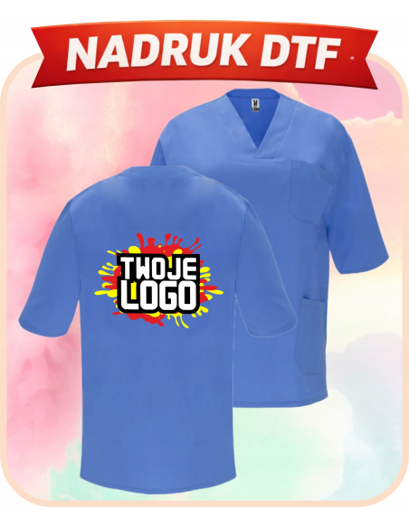 TUNIKA firmowa REKLAMOWA PERSONALIZACJA NADRUK DTF Twoja grafika 10 SZTUK
