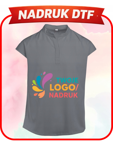 Elegancka damska tunika 20 szt PERSONALIZOWANA ODZIEŻ Z NADRUKIEM DTF Logo