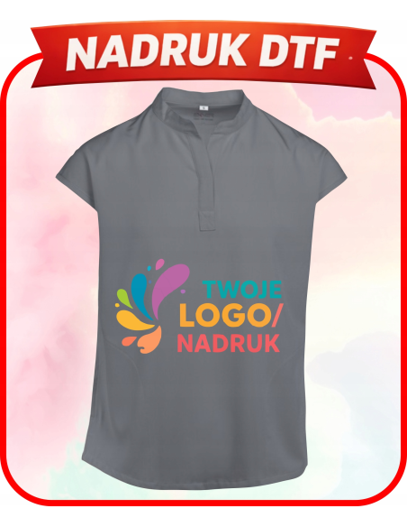 Elegancka damska tunika 20 szt PERSONALIZOWANA ODZIEŻ Z NADRUKIEM DTF Logo