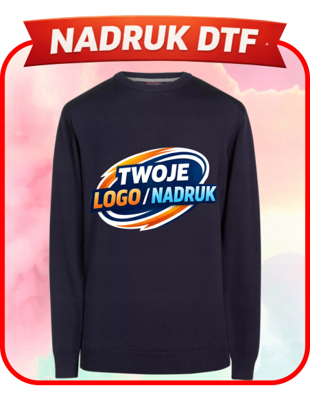 Sweter z nadrukiem DTF TWOJA grafika odzież firmowa reklamowa 20 sztuk