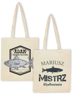 Eko Torba Prezent dla Wędkarza Mistrz Wędkowania z Nadrukiem