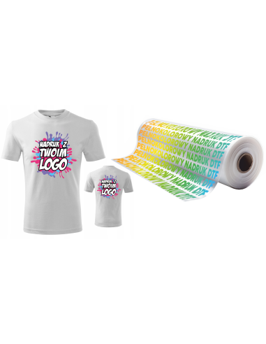 Koszulka z nadrukiem DTF Twoje logo personalizacja T-shirt reklamowy 10 szt