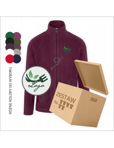 Bluza męska z Twoim logo firmy TWOJA GRAFIKA haft 6 sztuk