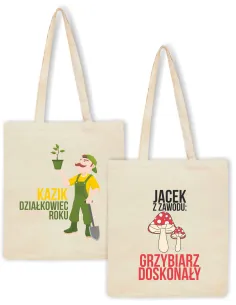 Eko Torba Prezent dla Ogrodnika Działkowiec Roku z Nadrukiem