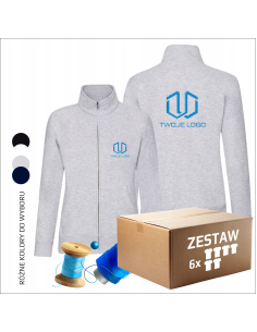 Damska bluza Kobiecy fason TWOJA GRAFIKA Twój projekt logo 6 sztuk