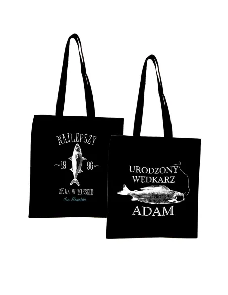 Eko Torba Prezent Wędkarza Urodzony Personalizowany