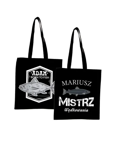 Eko Torba Prezent Wędkarza Mistrz Wędkowania Personalizowany