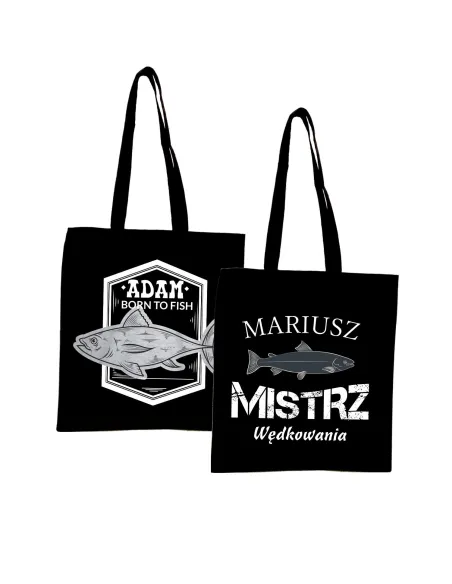 Eko Torba Prezent Wędkarza Mistrz Wędkowania Personalizowany
