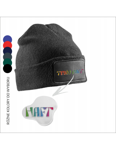 Odzież Reklamowa Czapka Firmowa Gadżet Zimowy Prezent Unisex Logo 12 sztuk
