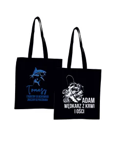 Eko Torba Prezent Wędkarza Krwi Personalizowany z Nadrukiem