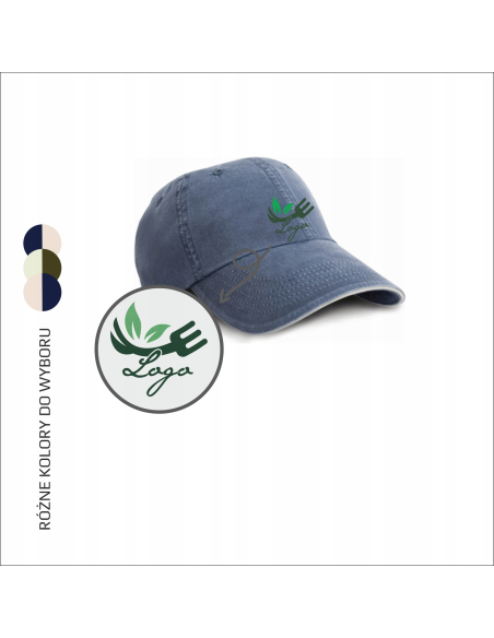 Czapka Odzież FIRMOWA z LOGO Grafiką Personalizowany Projekt 12 sztuk