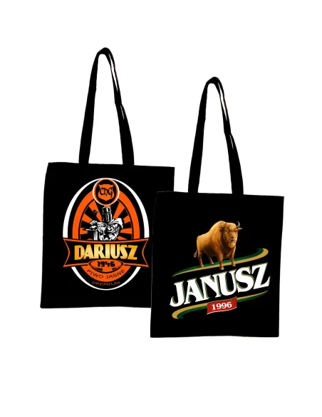 Eko Torba Męska Zakupy Prezent Niego Męża Personalizowany