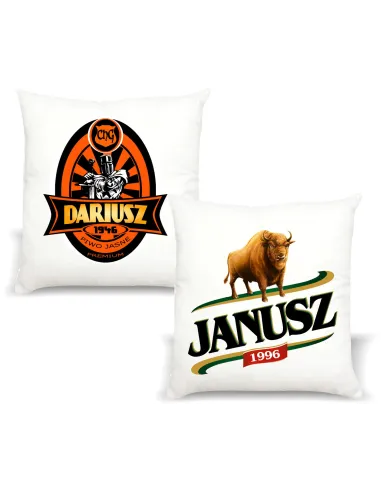 Poduszka Prezent Imieniem Chłopaka Męża dla Chłopaka