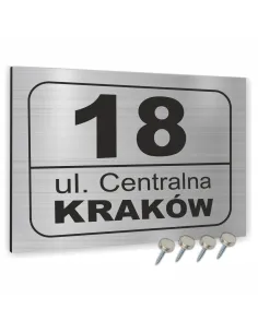 Tabliczka 30x20 cm Tablica Adresowa Aluminiowa Różne