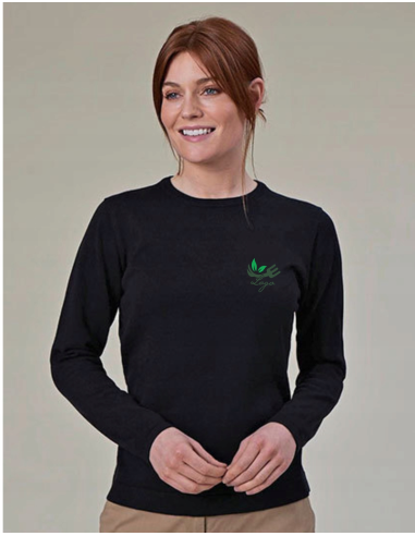 Damski sweter TWOJE LOGO FIRMY Twoja grafika Personalizacja Twój 12 sztuk