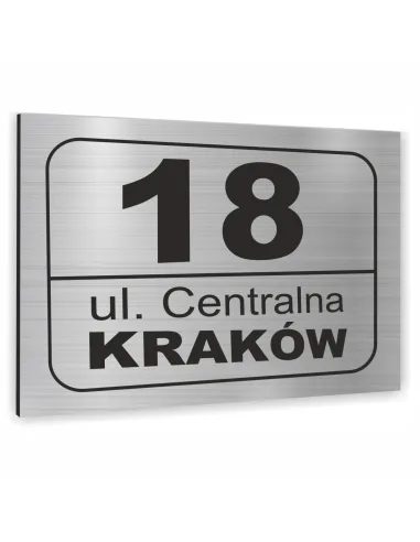 Tabliczka 30x20 cm Tablica Adresowa Aluminiowa Różne