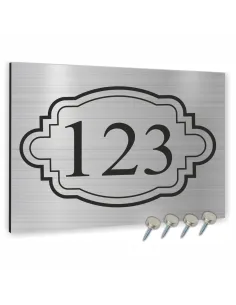 Tabliczka Adresowa Aluminiowa Oznaczenie Domu Dibond 30x20