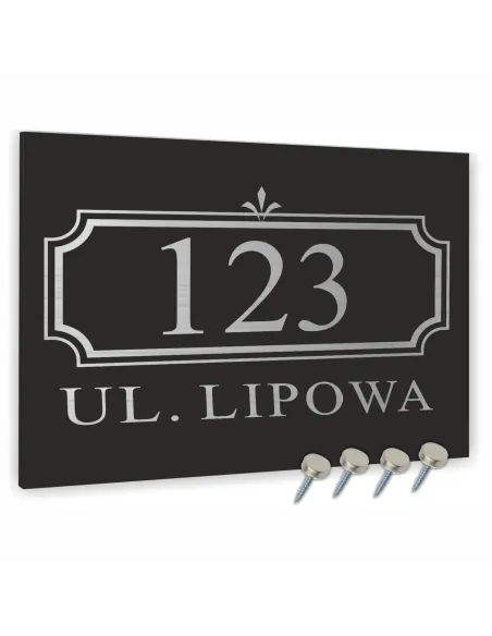 Tablica Adresowa Metal Numer Domu Posesji Dibond 30x20