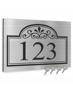 Tablica Adresowa 30x20 cm Metalowa Nazwa Ulicy Aluminium