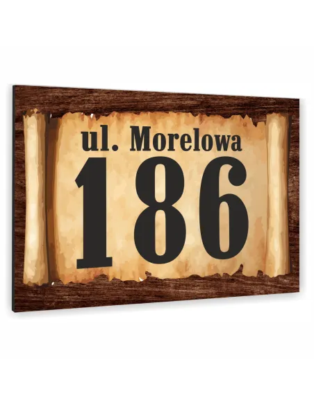 Tabliczka 30x20 cm Adresowa Aluminiowa Oznaczenie Domu