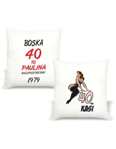 Foto Poduszka Prezent Urodziny Boska 30 40 Tka z Nadrukiem