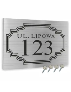 Tablica Adresowa Metalowa Nazwa Ulicy Aluminium Napis