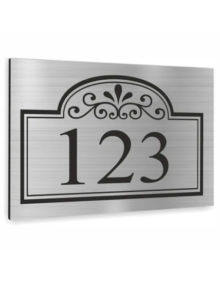 Tablica Adresowa 30x20 cm Metalowa Nazwa Ulicy Aluminium