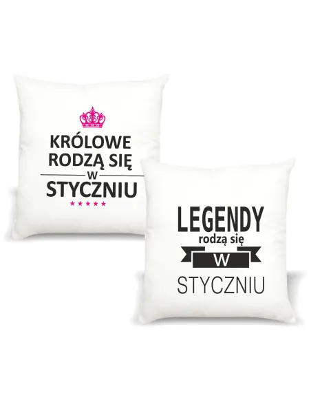 Poduszka Prezent Narodziny Legedny Królowe Rodzą z Nadrukiem