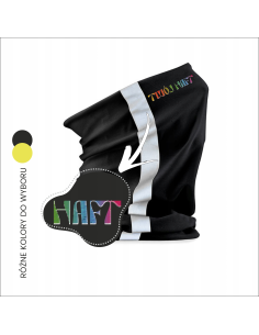 Odblaskowy komin Z twoim logo Haft Personalizacja REKLAMA