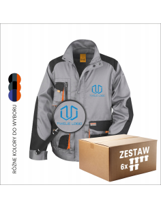 Ochronna kurtka firmowa Do pracy Odzież firmowa Twój haft Własne logo 6 szt