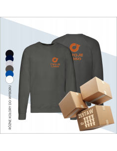 lightweight raglan męski sweter REKLAMA Odzież reklamowa Sweater 12 sztuk