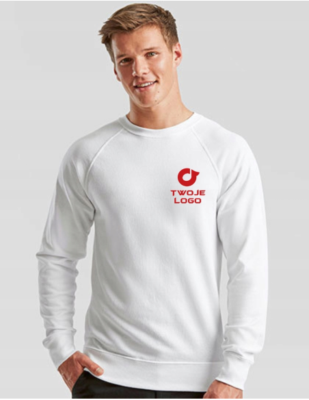 lightweight raglan męski sweter REKLAMA Odzież reklamowa Sweater 12 sztuk