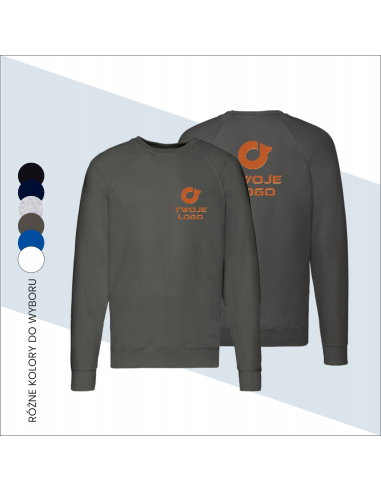 lightweight raglan męski sweter REKLAMA Odzież reklamowa Sweater 12 sztuk