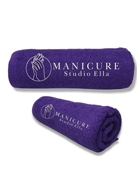 Ręcznik z Haftem logo dla Salonu Spa Kosmetyczki z logo